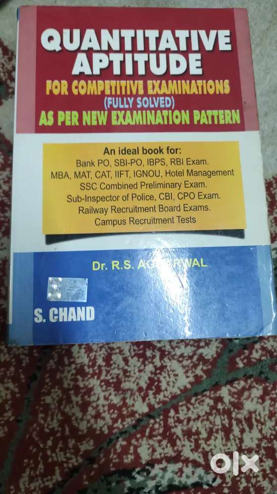 Quantitative Aptitude Book