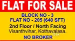 Block No.3,  Flat 205, North facing, Vasanthavihar, Kothavalasa