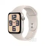 Apple Watch SE (2nd Gen, 2023) [GPS 44mm] Starlight Sport Band M/L