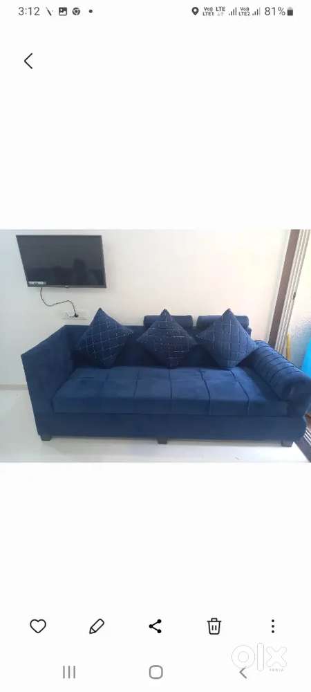 Blue colour Sofa
