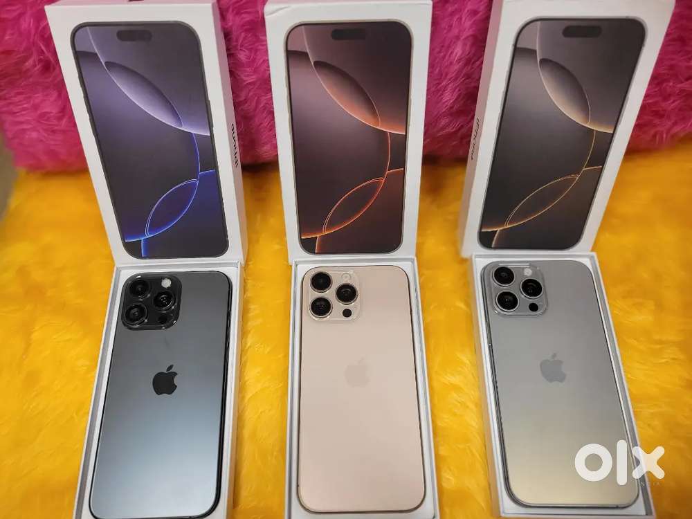 IPHONE 16PROMAX REFURBISHED MOBILE AVAILABLE WITH BILL WARRANTY BOX