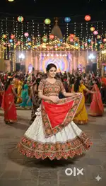 Chaniya Choli and jewellery on rent