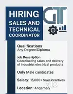 Sales and Technical Coordinator