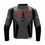 DSG Apex Air-Flow Riding Jacket Black Grey Red Fluo