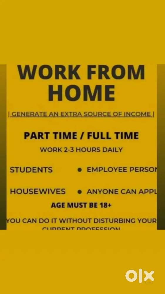 WORK FROM HOME FOR STUDENT. HOUSEWIFE & JOB PERSON