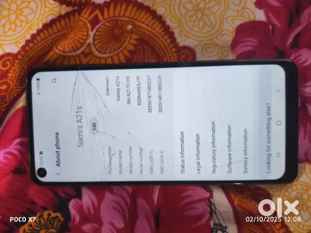 Samsung A21s 464 meed mony