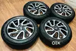 Baleno dc wheels & 195/60/16 MRF tyre for glanza swift dzire