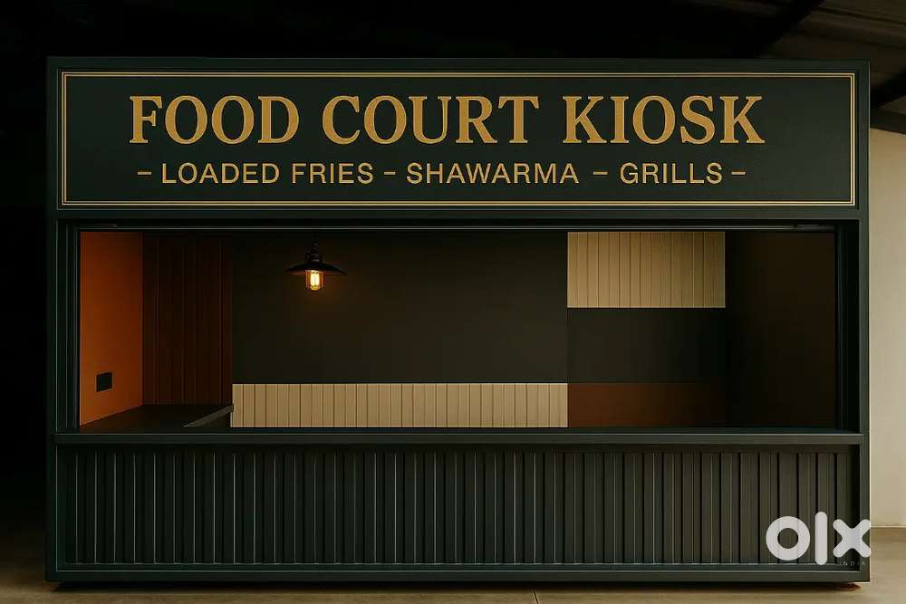 Kaloor - Food Court Kiosk -100 sqft -Loaded Fries,Shawarma,Grills -40K