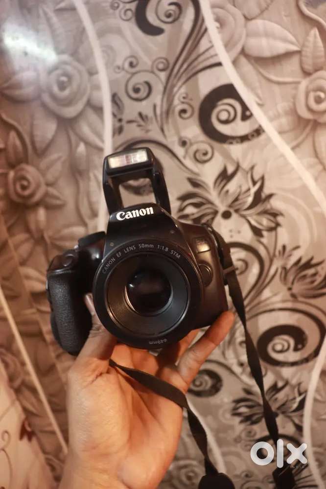 Canon 1300d camera 50mm stm lens