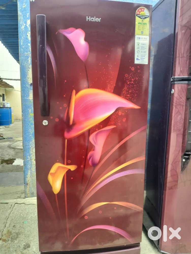 Haier single door, Godrej double door fridge