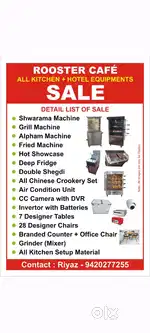 hotel set-up cafe.. only 6 lakh