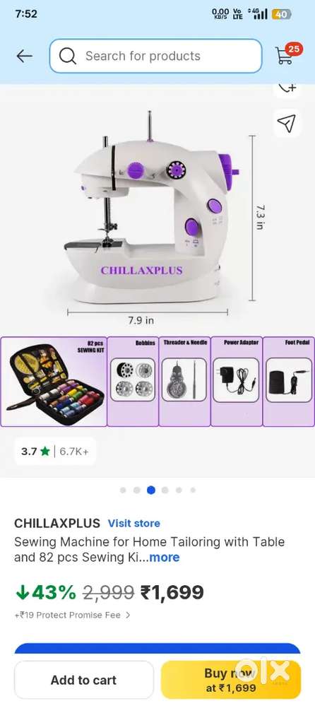 Electric silai machine