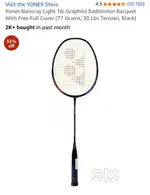 Yonex Nanoray Light 18i