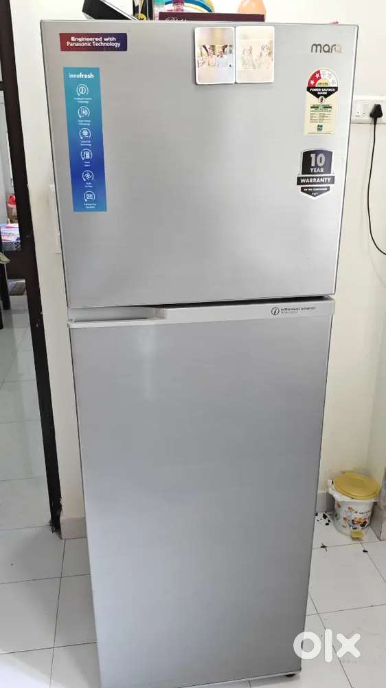 MARQ 340 Liter Fridge, Intelligent Inverter Technology, Double Door