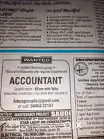 Senior Accounts Professionals