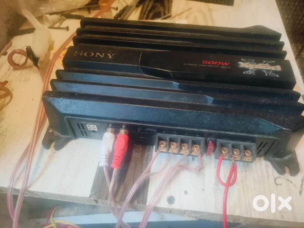 Sony xplod car amplifier