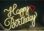 Happy birthday neon lights
