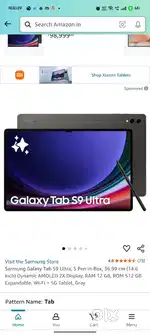 S9 ultra 12gb Ram and 512 GB Ssd wifi tab 14.6 screen like new