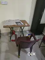 Foldable Table and plastic chair
