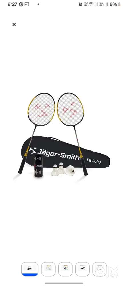 Jager smith PB-2000 BADMINTON WITH SHUTTLE