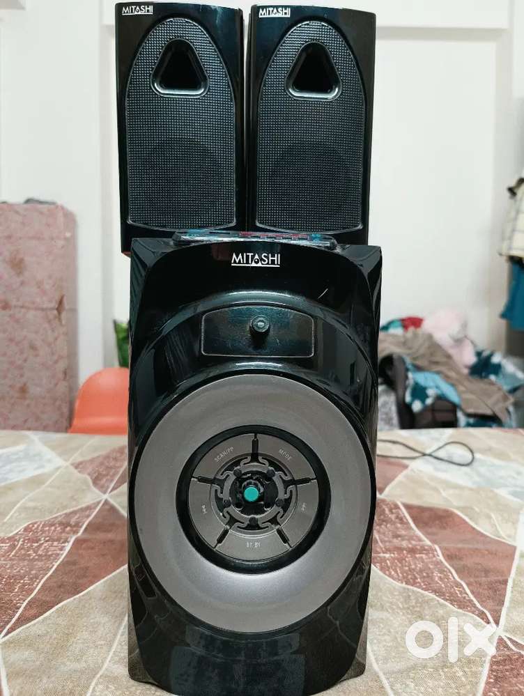 Music system with blue tooth, usb facility and FM radio and aux port