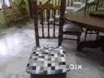 Rose wood dinning table for sale with chair