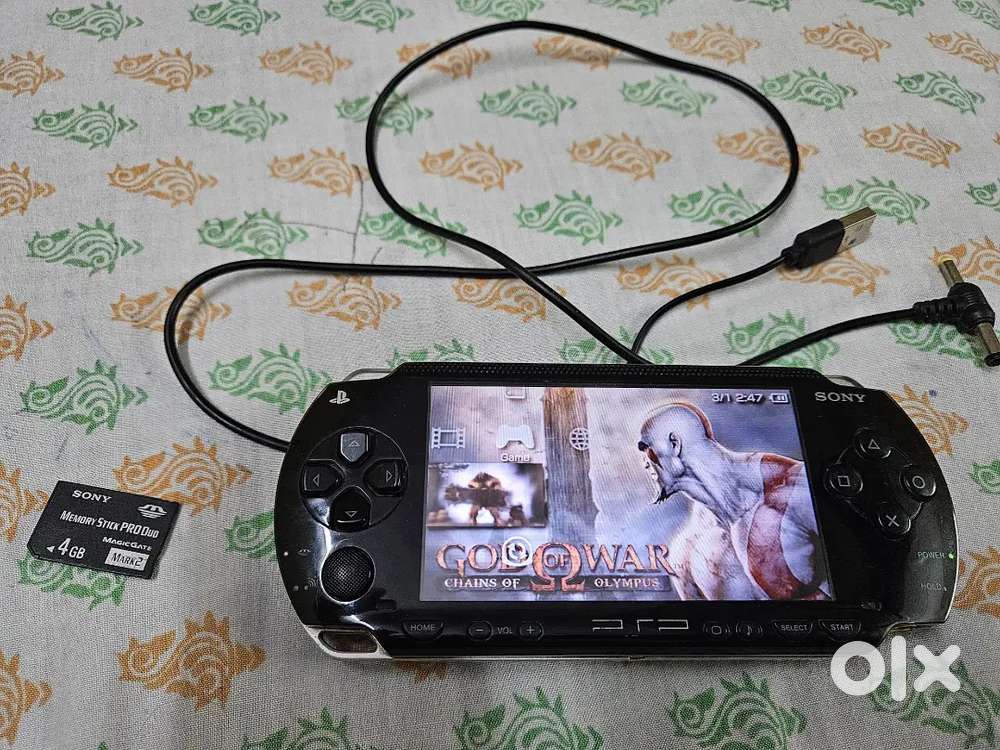 Want to sell PSP IN GOOD CONDITION with 4gb card