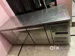 Commercial stainless steel under counter Fridge - Good condition