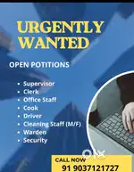 Supervisor, Receptionst, Developer, sales, office assistant, driver