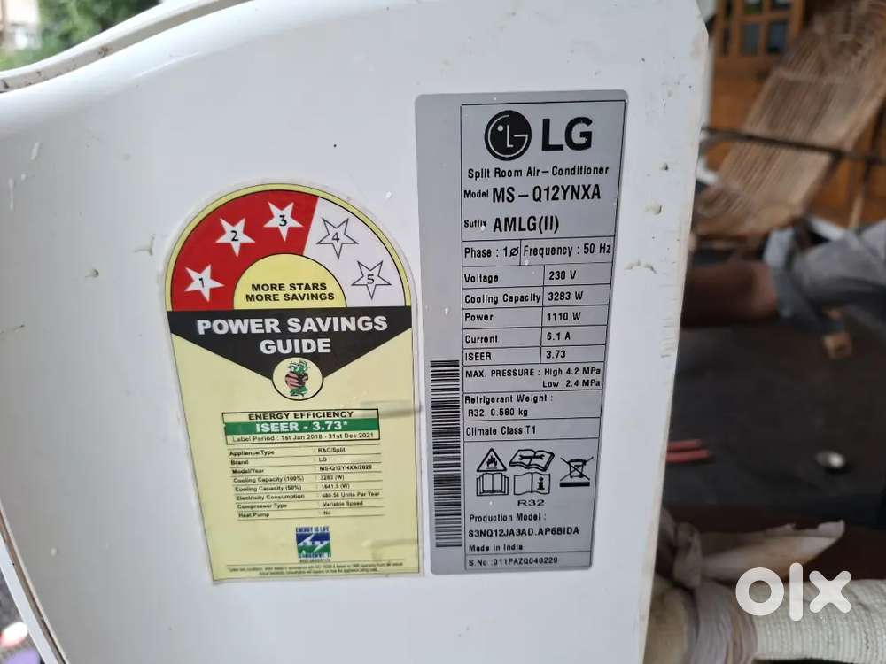 One ton lg ac.4 years old.look for new