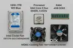 Parts – 1TB HDD, 4GB DDR3 RAM, Core 2 Duo Processor, Fans – For Sale