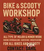 All types of bike and scooty repair