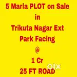 5 Marla PLOT on Sale in Trikuta Nagar Ext