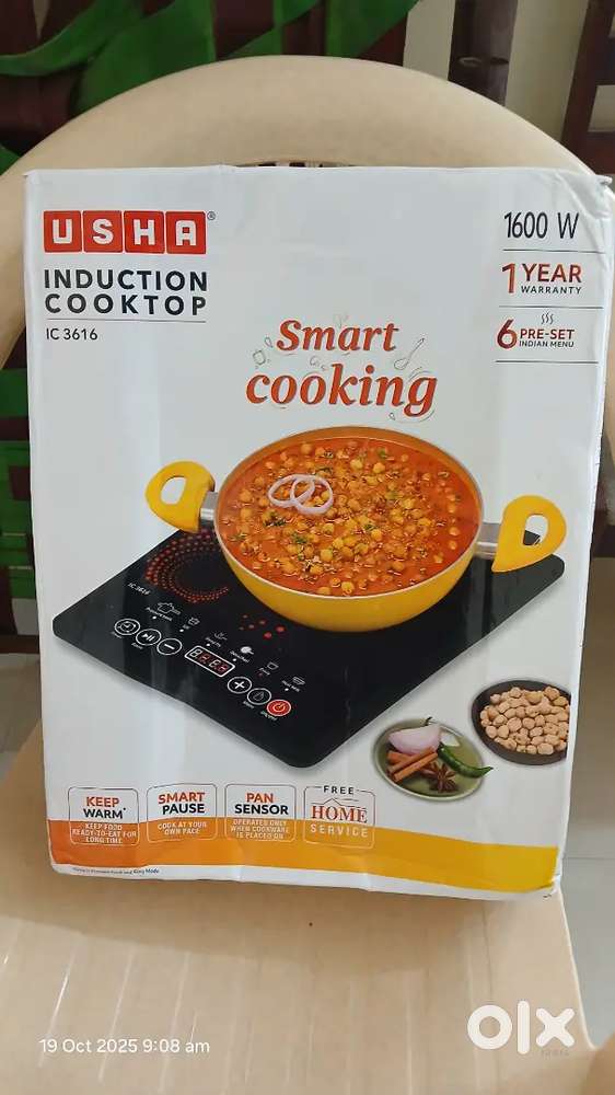 Brandnew USHA Induction stove with 1 year warranty