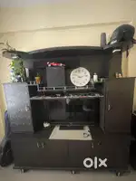 Wooden Tv Unit and TV