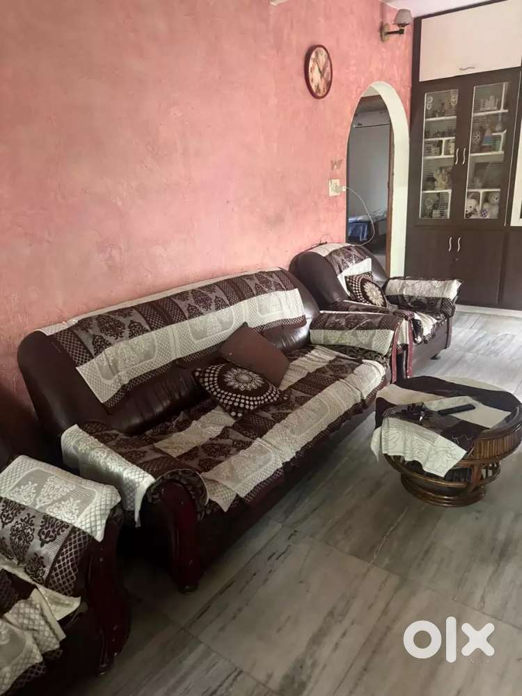 A well-condition sofa is for sale.