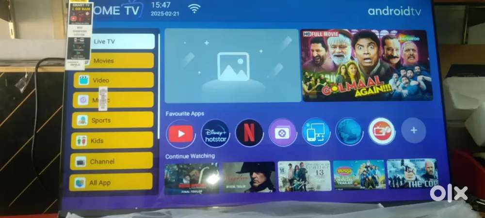 43 INCH SEAL PACK NEW  TV WITH WARRANTY