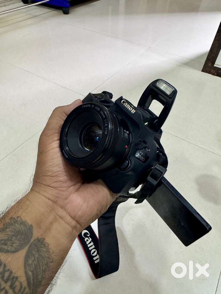 Canon 200d Best Condition with Full Working Kitt & For Main 2Lenses