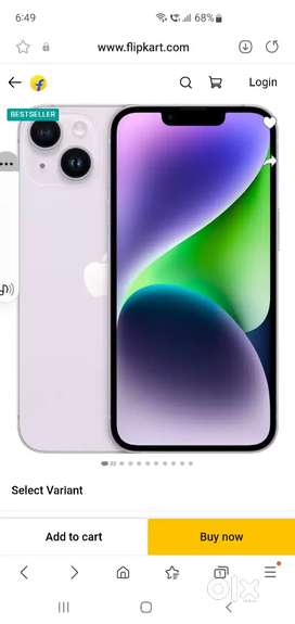 brand new iPhone 14 128gb purple colour