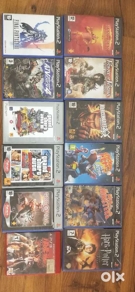 PS2 PS3 game DVD's