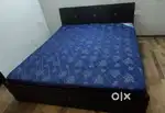 King size bed with storage and  mattress