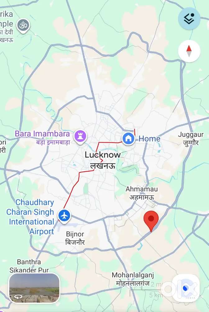 Commercial plot Lulu mall से  6 km km के अंदर
