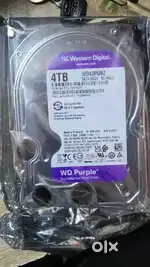 4tb wd purple hard disc sell box pack unused 3 year warranty