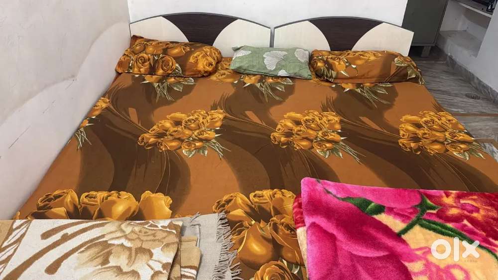 Sharing one boy living.