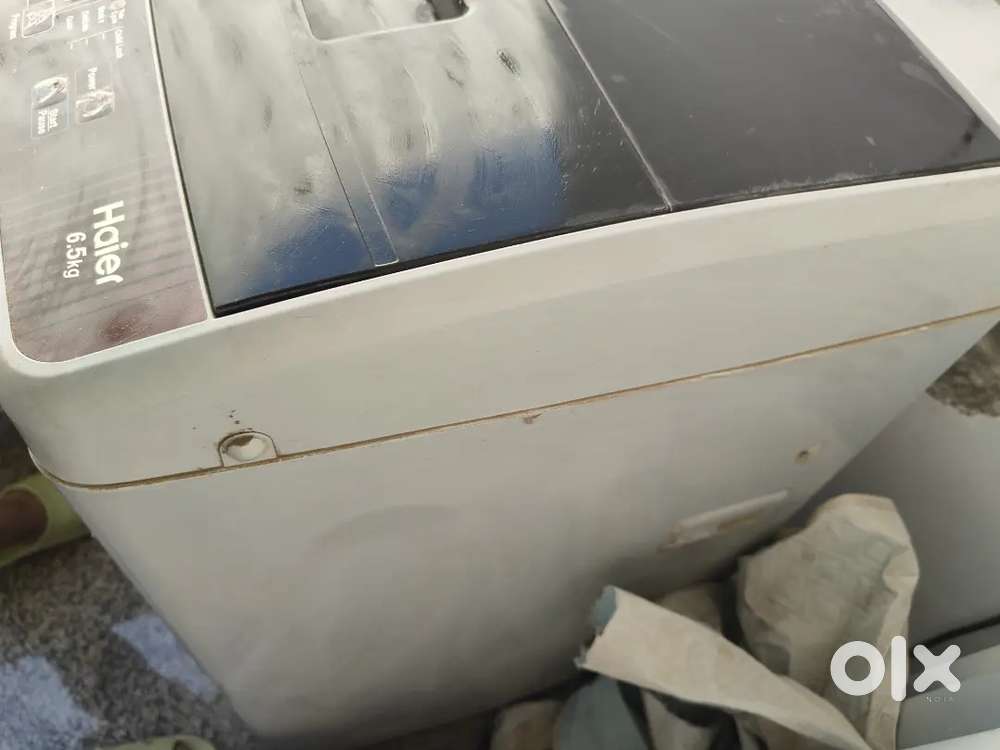 Haier 6.5kg full automatic washing machine in good condition with bil