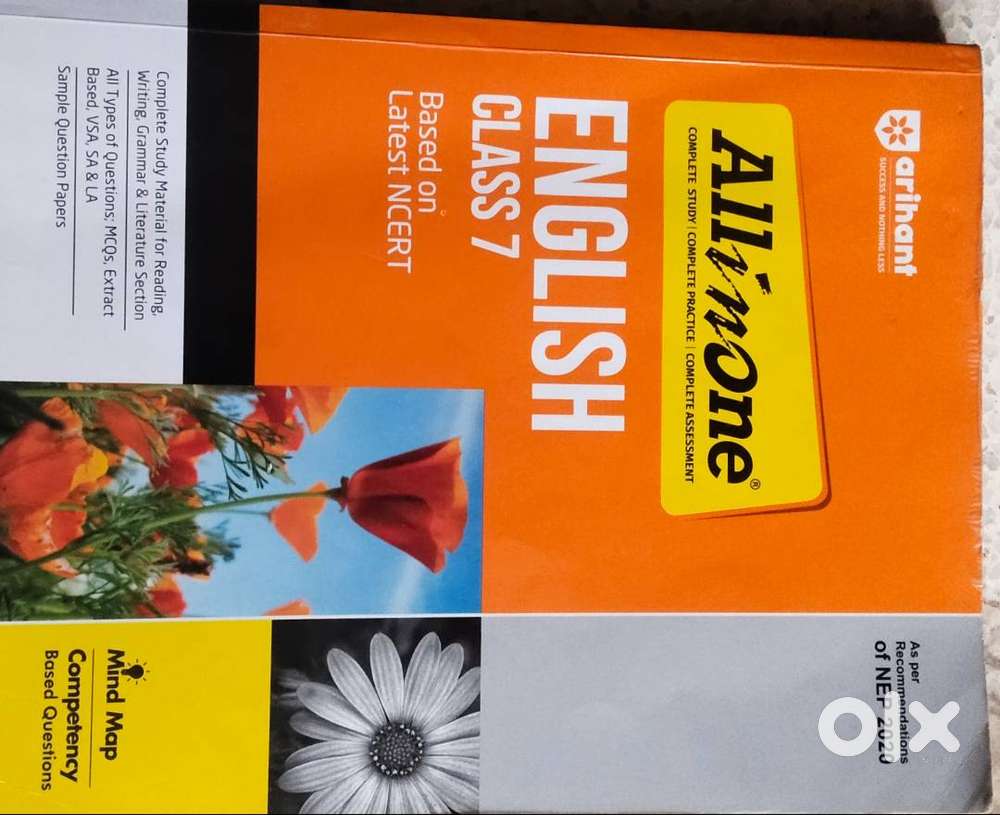 Arihant  All in one of class 7  English. Based on latest NCERT