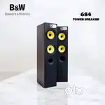 BOWERS AND WILKINS : 684 SERIES FLOORSTANDING TOWER SPEAKER
