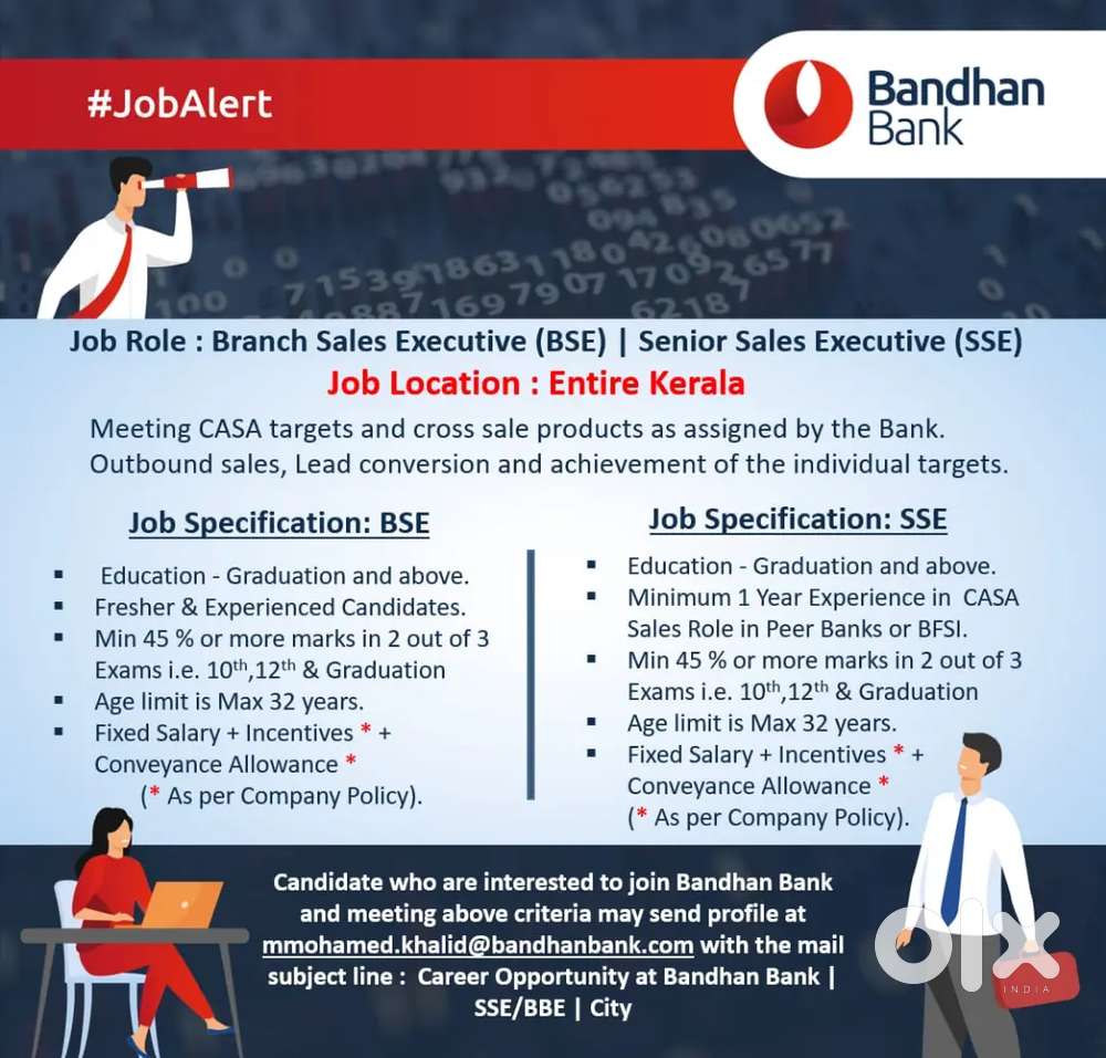 Senior Sales Officer in Bank