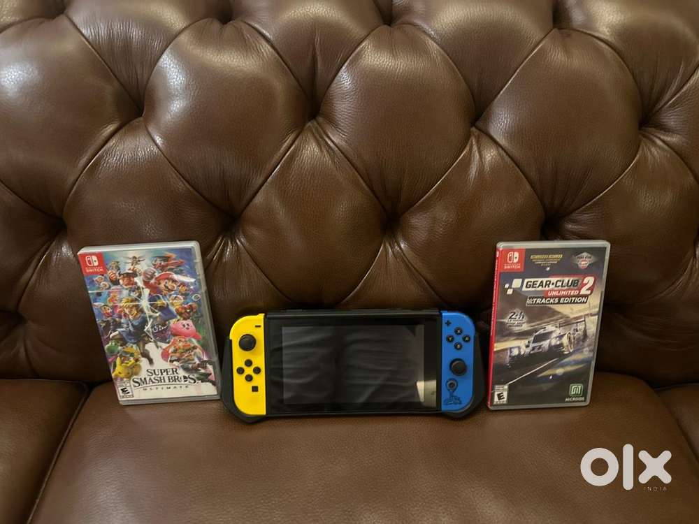 Nintendo switch fortnite edition with 2 games