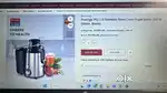 Prestige PC j7 stainless steel centrifugal juicer 500 Watt silver blac